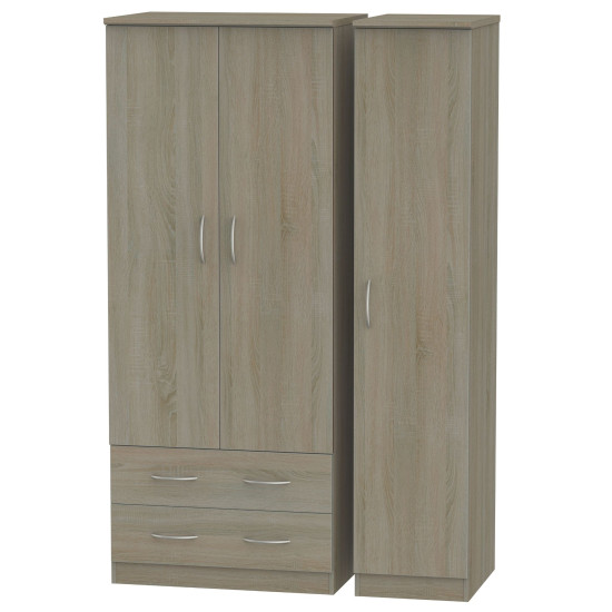 Avondale 3 Door 2 Drawer Wardrobe